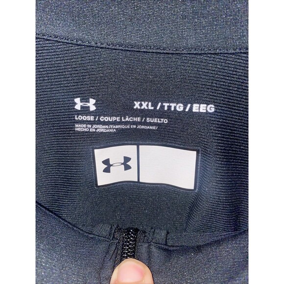 Under Armour Kansas Wildcat Full Zip Long Sleeve Athletic Sweater XXL Mens - Picture 6 of 8